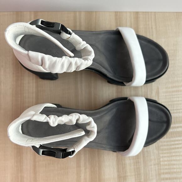 Rag & Bone Shane Block Heel Utility Sandals Lug Sole US 7 MSRP $450 NWOT - Picture 3 of 13